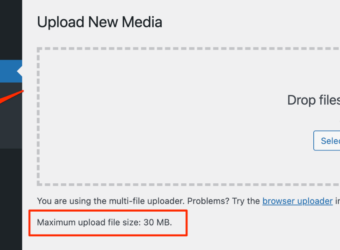 Increase Media Upload File Size in WordPress